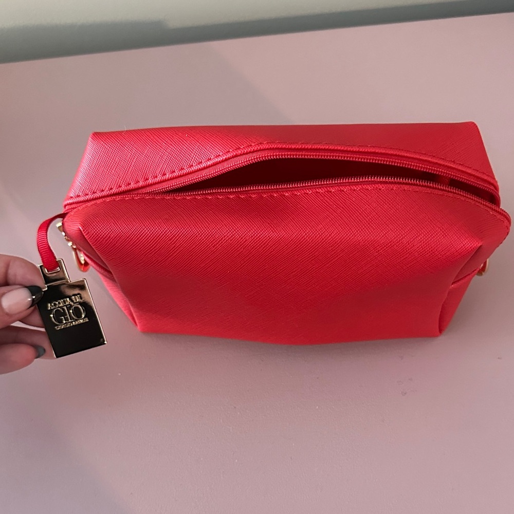 Giorgio Armani Vibrant Red Cosmetic Bag